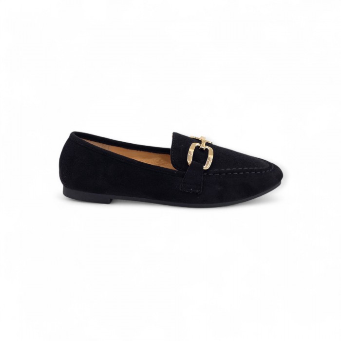 Μοκασίνια Suede Μαύρο Γυναικεία Μοκασίνια Suede Μαύρο Γυναικεία