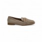 Κλασικό Μπεζ Loafer με Διακριτική Λεπτομέρεια Strap