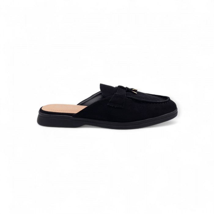 Mule Loafer Μαύρο Loafers/Μοκασίνια