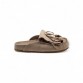 Slip on Loafers Μπεζ Με Διακοσμητικά Κρόσια