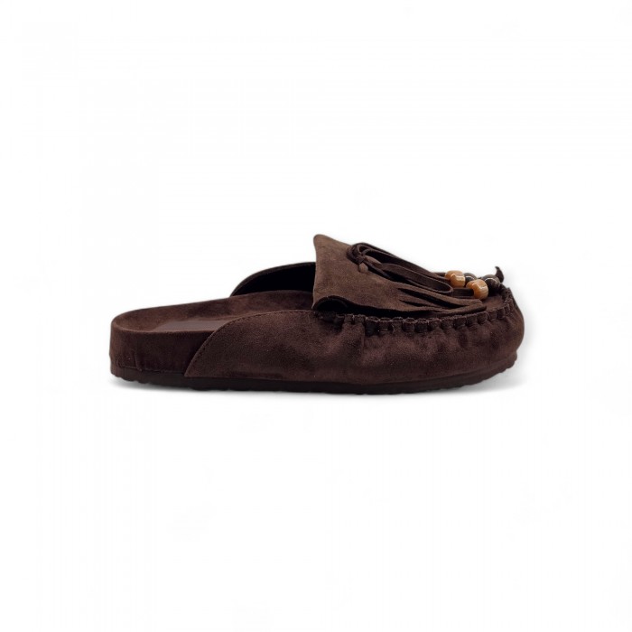 Slip on Loafers Καφέ Με Διακοσμητικά Κρόσια Loafers/Μοκασίνια Slip on Loafers Καφέ Με Διακοσμητικά Κρόσια Loafers/Μοκασίνια