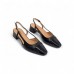 Slingback Λουστρίνι Μαύρο Loafers/Μοκασίνια Slingback Λουστρίνι Μαύρο Loafers/Μοκασίνια