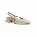 Slingback Λουστρίνι Λευκό Loafers/Μοκασίνια Slingback Λουστρίνι Λευκό Loafers/Μοκασίνια
