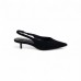 Slingback Suede Μαύρο Loafers/Μοκασίνια Slingback Suede Μαύρο Loafers/Μοκασίνια