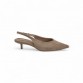 Slingback Suede Μπεζ