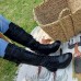 Μποτάκια Ψηλά Με Κορδόνι Μαύρα Γυναικεία Μποτάκια Ψηλά Με Κορδόνι Μαύρα Γυναικεία