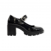 Ψηλοτάκουνα Loafers Με Λουράκι Λουστρίνι Μαύρα  Loafers/Mules/Μοκασίνια/Μπαλαρίνες