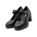 Ψηλοτάκουνα Loafers Με Λουράκι Μαύρα  Loafers/Mules/Μοκασίνια/Μπαλαρίνες