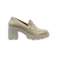 Ψηλοτάκουνα Loafers Μπεζ