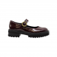 Loafers με λουράκι Λουστρίνι Μπορντό