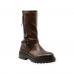 Biker Boot Καφέ Γυναικεία