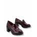 Loafers Ψηλοτάκουνα Μπορντώ Loafers/Mules/Μοκασίνια/Μπαλαρίνες Loafers Ψηλοτάκουνα Μπορντώ Loafers/Mules/Μοκασίνια/Μπαλαρίνες